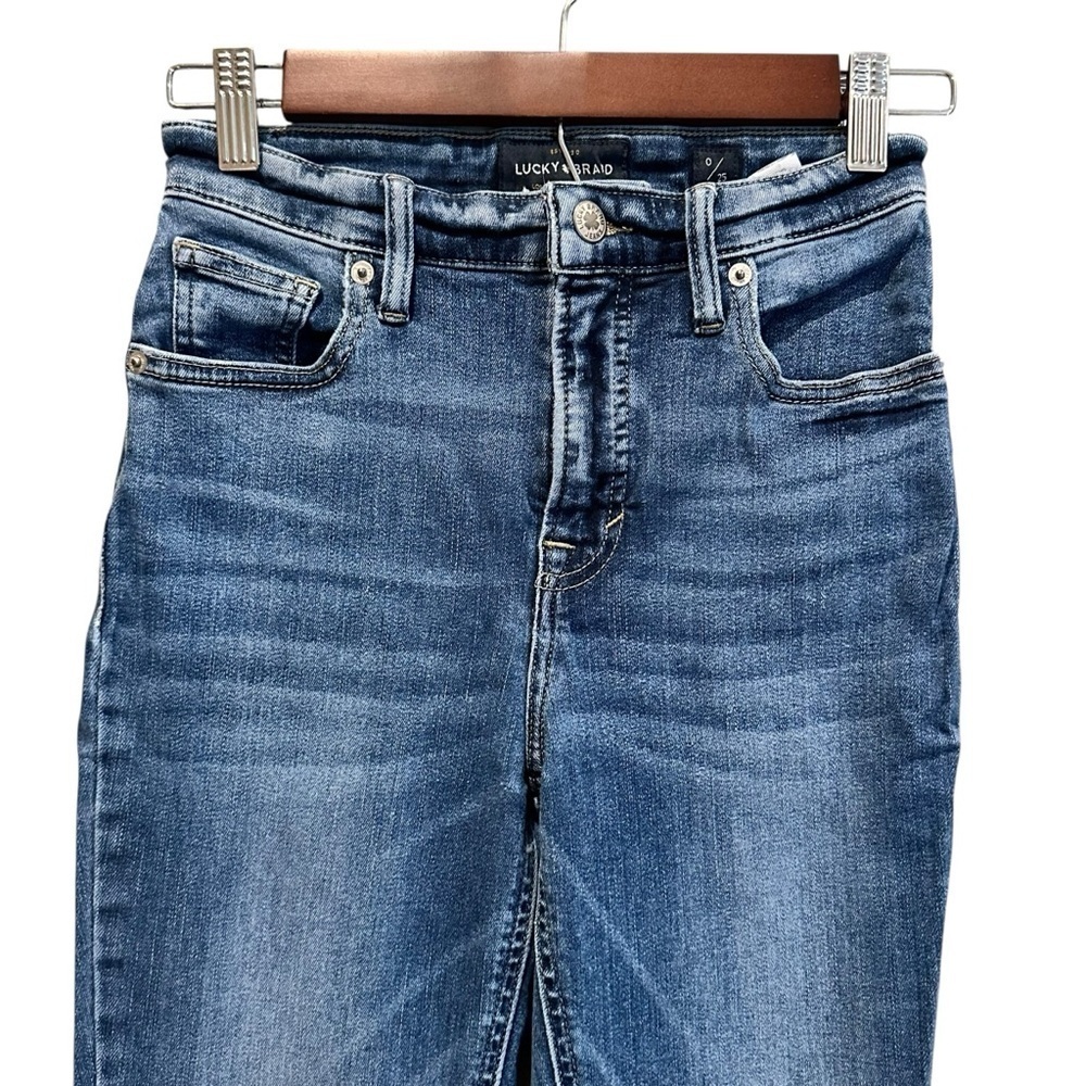 Lucky Brand Jeans Bridgette Skinny Mid Rise Medium Wash Denim Women’s Size 0/25 - Picture 2 of 11